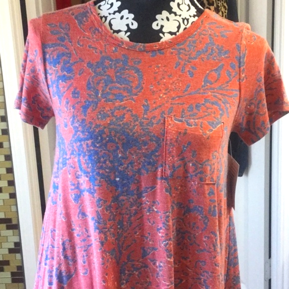 RED & BLUE PRINT XXS CARLY